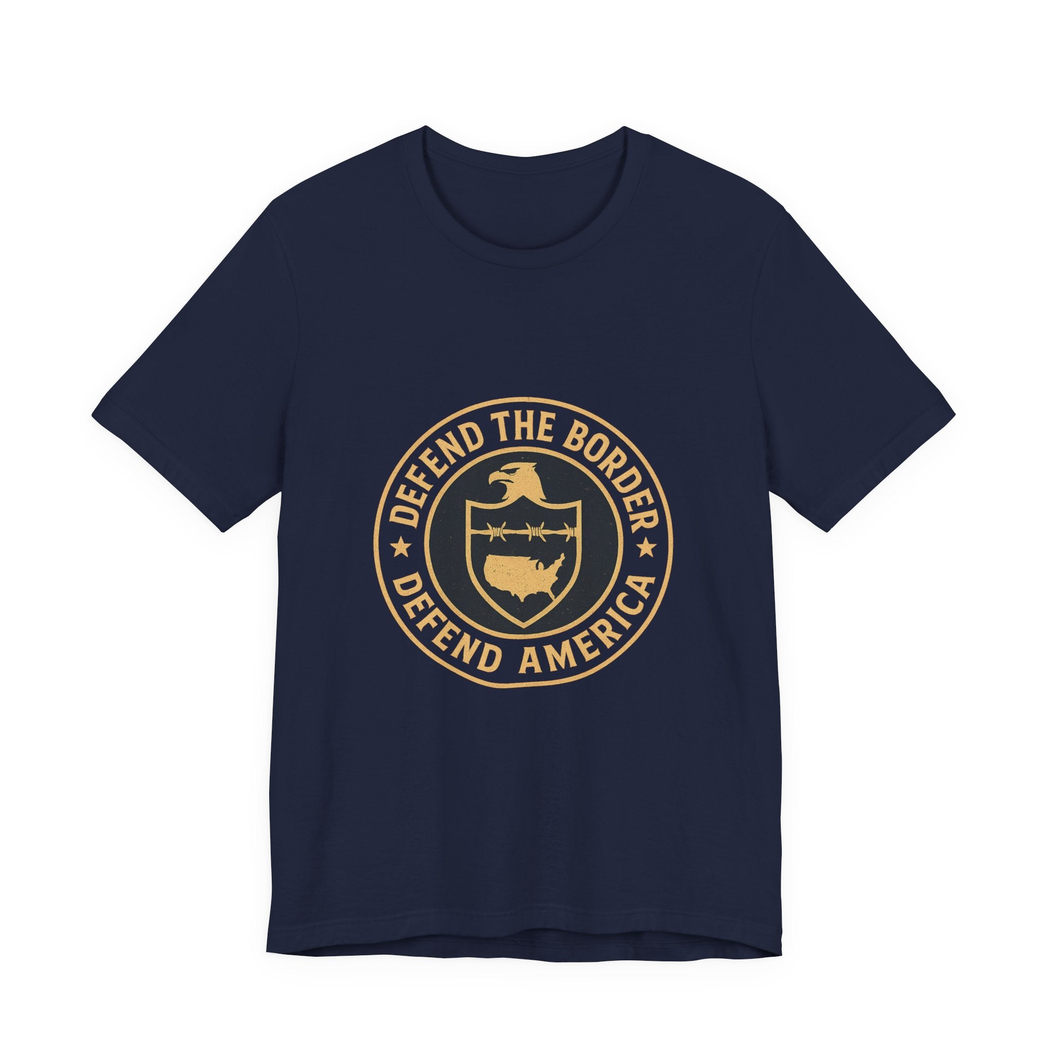 Defend The Border Unisex Short Sleeve Tee, Casual T-Shirt