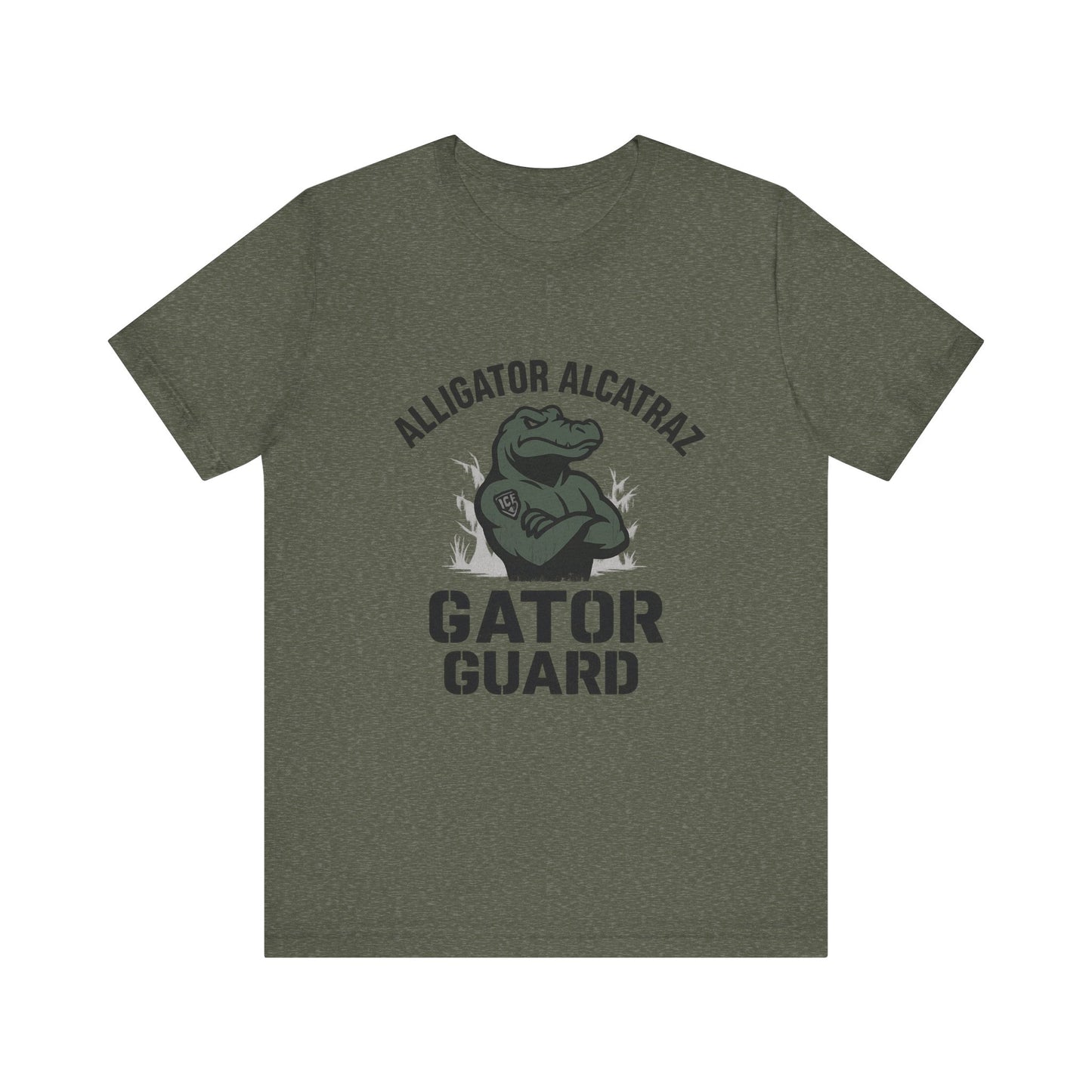 Alligator Alcatraz Gator Guard Tee, Funny Animal Shirt, Unisex T-shirt, Unique Gift, Casual Wear, Birthday, Gator Lover Apparel